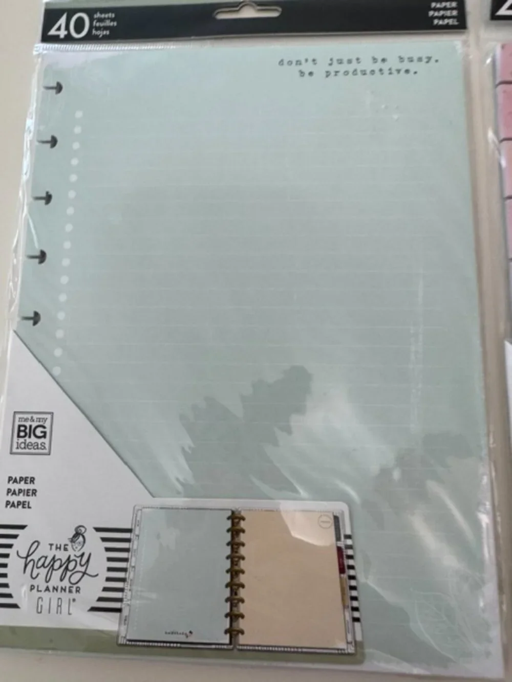 NIP The Happy Planner Girl Classic Planner Refill Pages Set of 2
